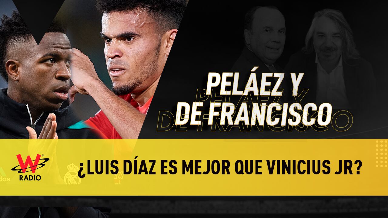 Vinicius Jr y Luis Díaz. Foto: Getty Images