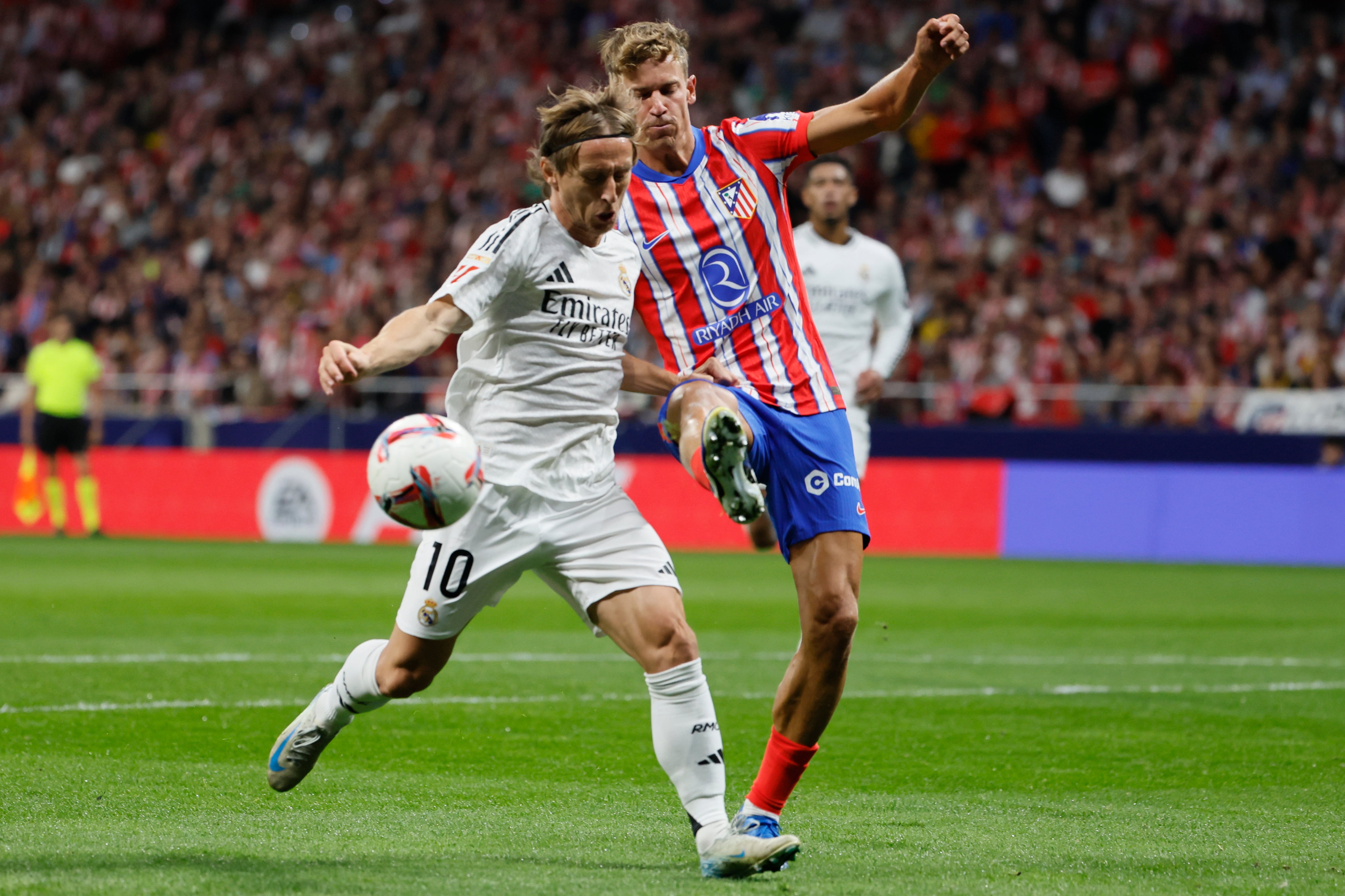 Atlético de Madrid vs. Real Madrid. Foto: EFE/ Ballesteros