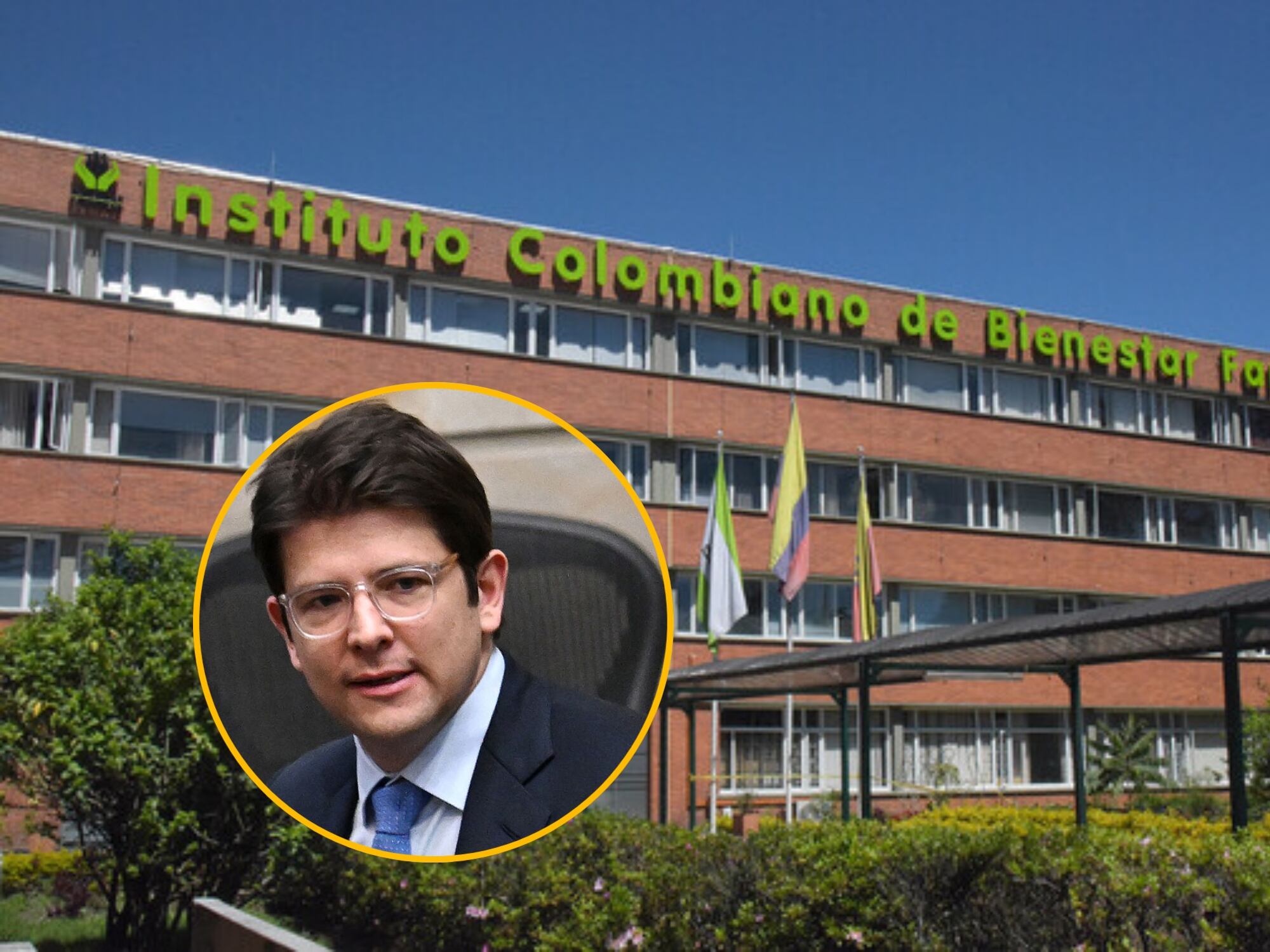 ICBF y Miguel Uribe. Fotos: Colprensa y Getty Images.