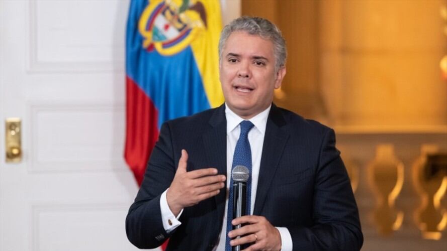 El presidente Iván Duque anunció que, en los próximos días, el Gobierno radicará un proyecto de ley para fortalecer los estándares de transparencia. Foto: Colprensa / EXTERNOS