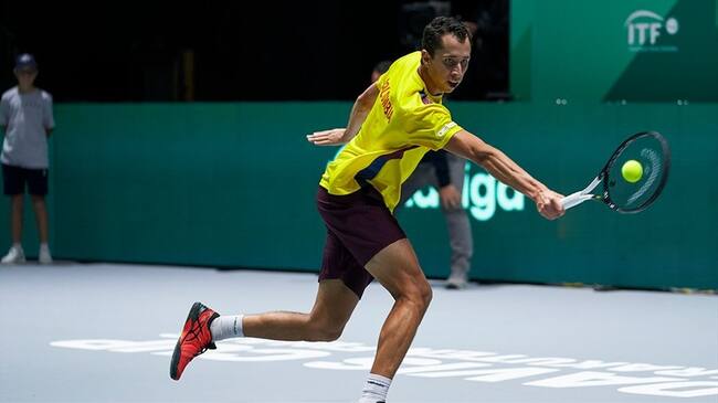 La intensidad de su tenis le hizo quedarse con el primer set por 4-6 ante un Tabilo que no se encontraba cómodo. Foto: Colprensa