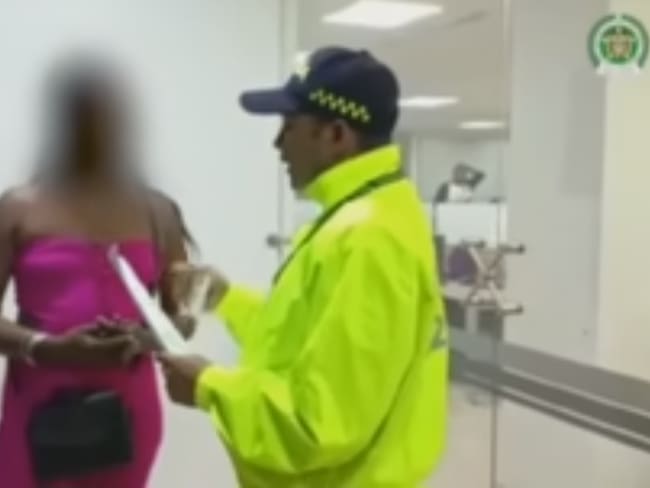 Captura en Cartagena. Foto: Cortesía Policía Nacional.