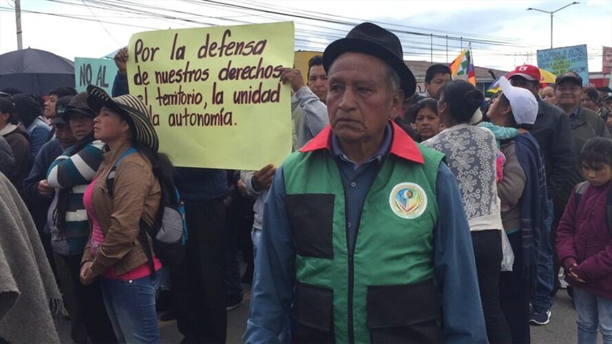 Marcha indígena-Ipiales, Nariño. Foto: Paulo Paz