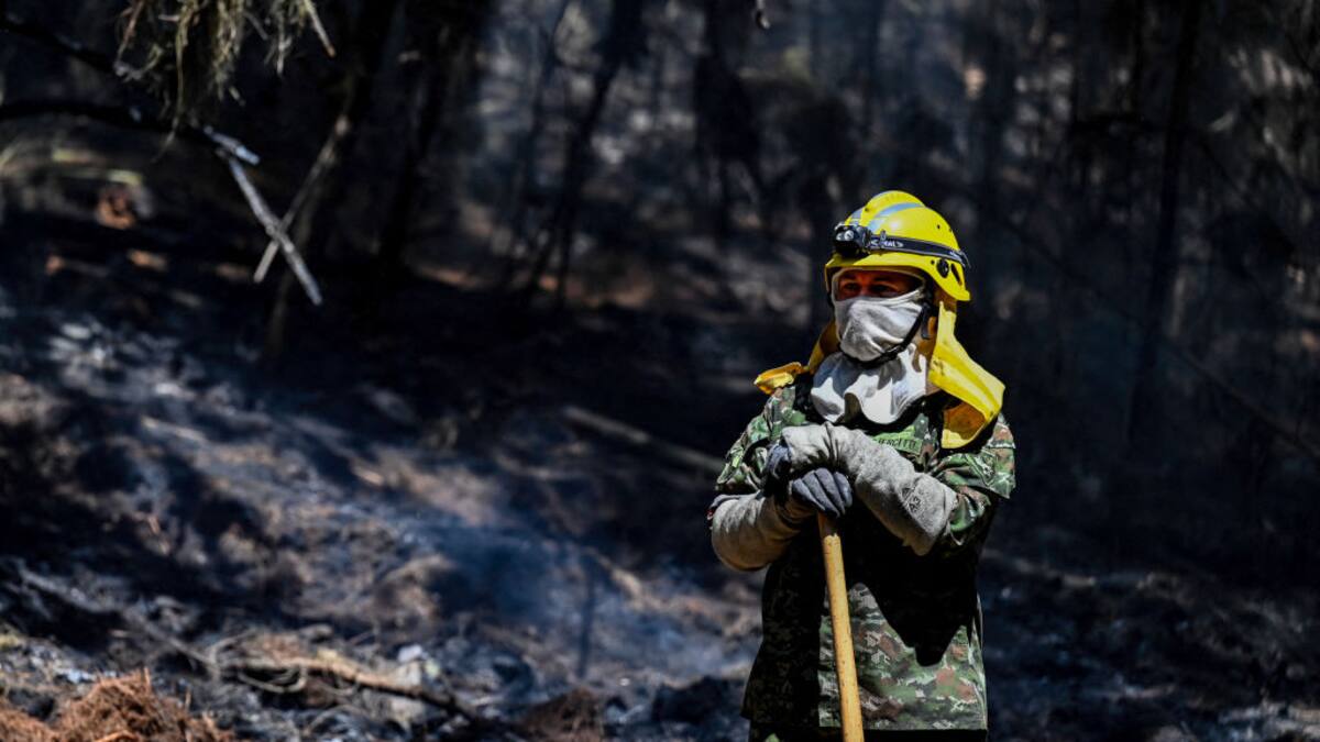 Incendios en los cerros orientales de Bogotá están controlados: alcalde Galán