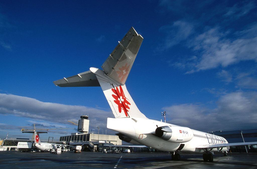 Aeropuerto Basel -Mulhouse. I Foto: Etienne DE MALGLAIVE/Gamma-Rapho via Getty Images.