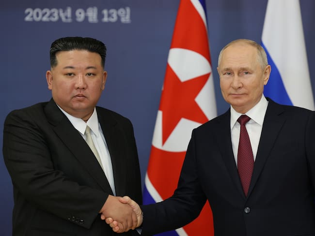 Putin y Kim Jong-un. Foto: EFE/EPA/VLADIMIR SMIRNOV/SPUTNIK/KREMLIN POOL MANDATORY CREDIT.