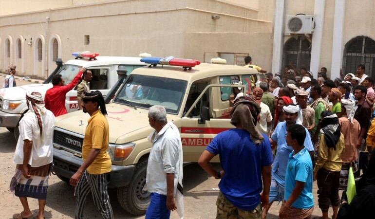 Este complejo militar se encuentra en Lahj unos 60 kilómetros al norte de Aden.. Foto: SALEH OBAIDI/AFP via Getty Images