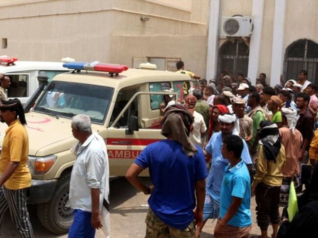 Este complejo militar se encuentra en Lahj unos 60 kilómetros al norte de Aden.. Foto: SALEH OBAIDI/AFP via Getty Images