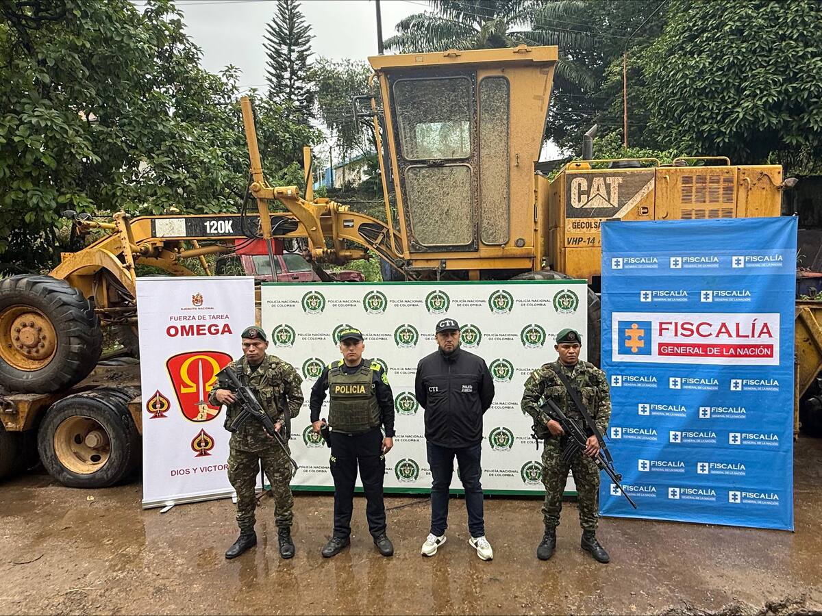 Ejército recupera motoniveladora hurtada en el Caquetá