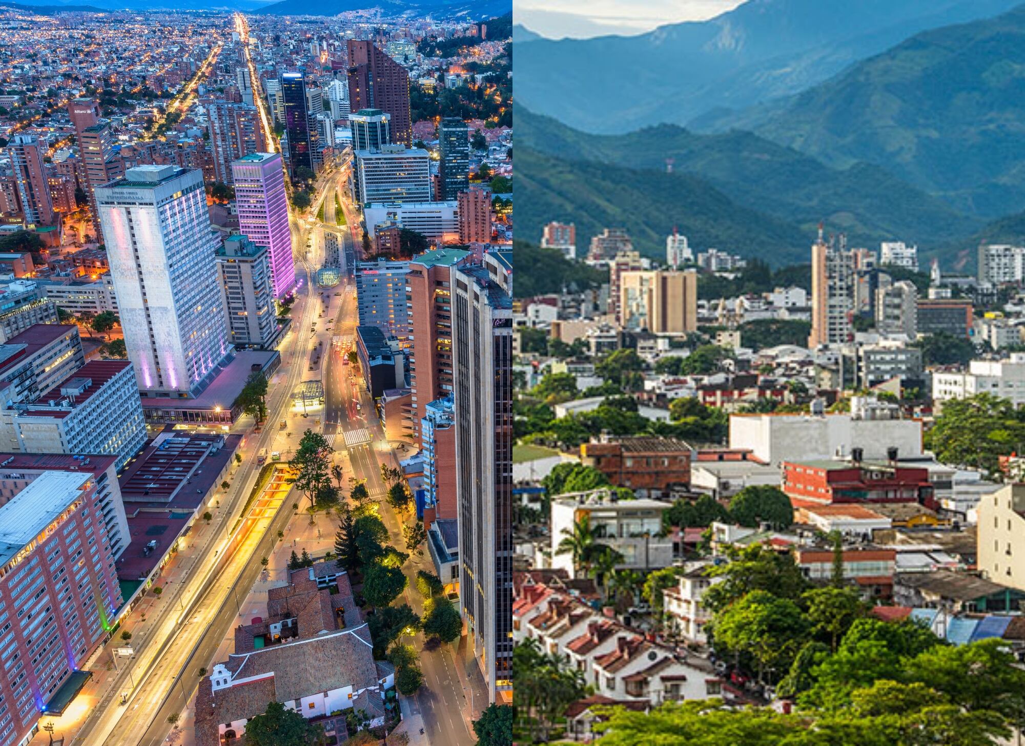 Bogotá y Villavicencio | Fotos: GettyImages y Alcaldía de Villavicencio