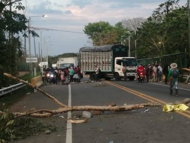 Manifestación de comunidades asentadas en Guásimo / Foto: Suministrada comunidad