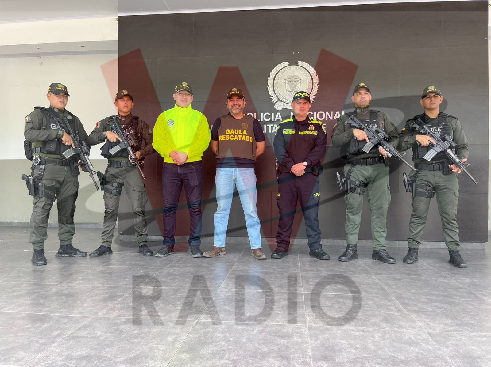 Rescatado español que había sido secuestrado en zona de frontera con Venezuela. Foto: Cortesía.