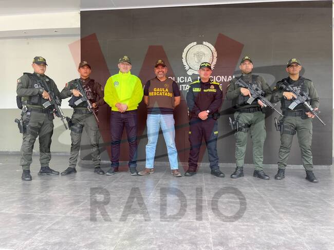 Rescatado español que había sido secuestrado en zona de frontera con Venezuela. Foto: Cortesía.
