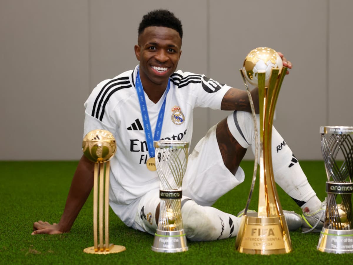 Vinicius Junior, mejor futbolista masculino de 2024 en los Globe Soccer Awards