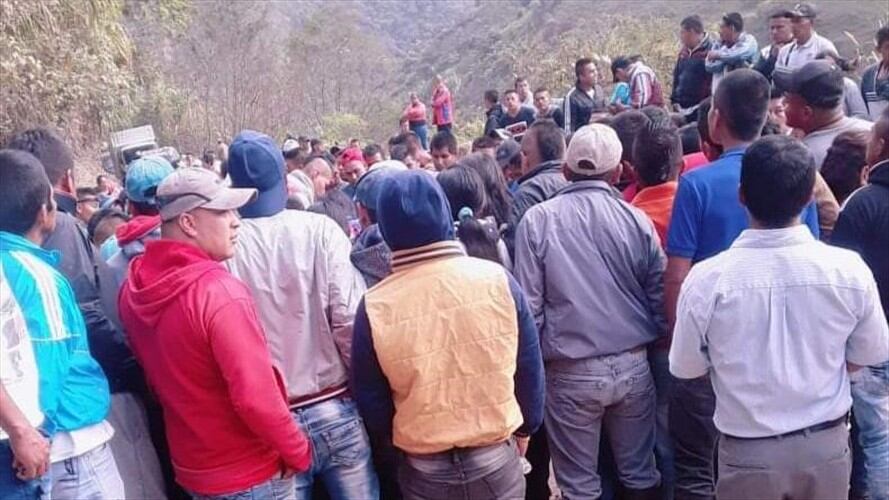 Un operativo realizado por más de 400 guardias indígenas permitió la captura de los presuntos responsables del reciente crimen. Foto: Cric