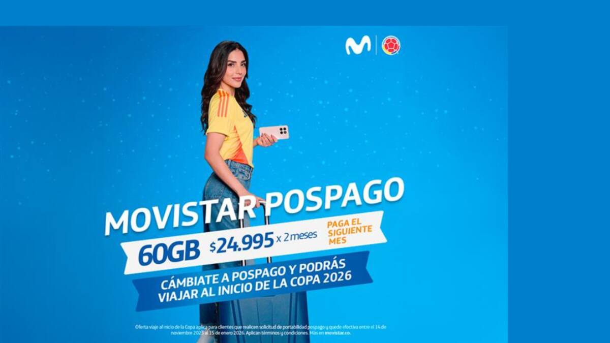 Ahorro inteligente: cámbiese a Movistar Pospago, reciba 50% de descuento y pague el próximo mes