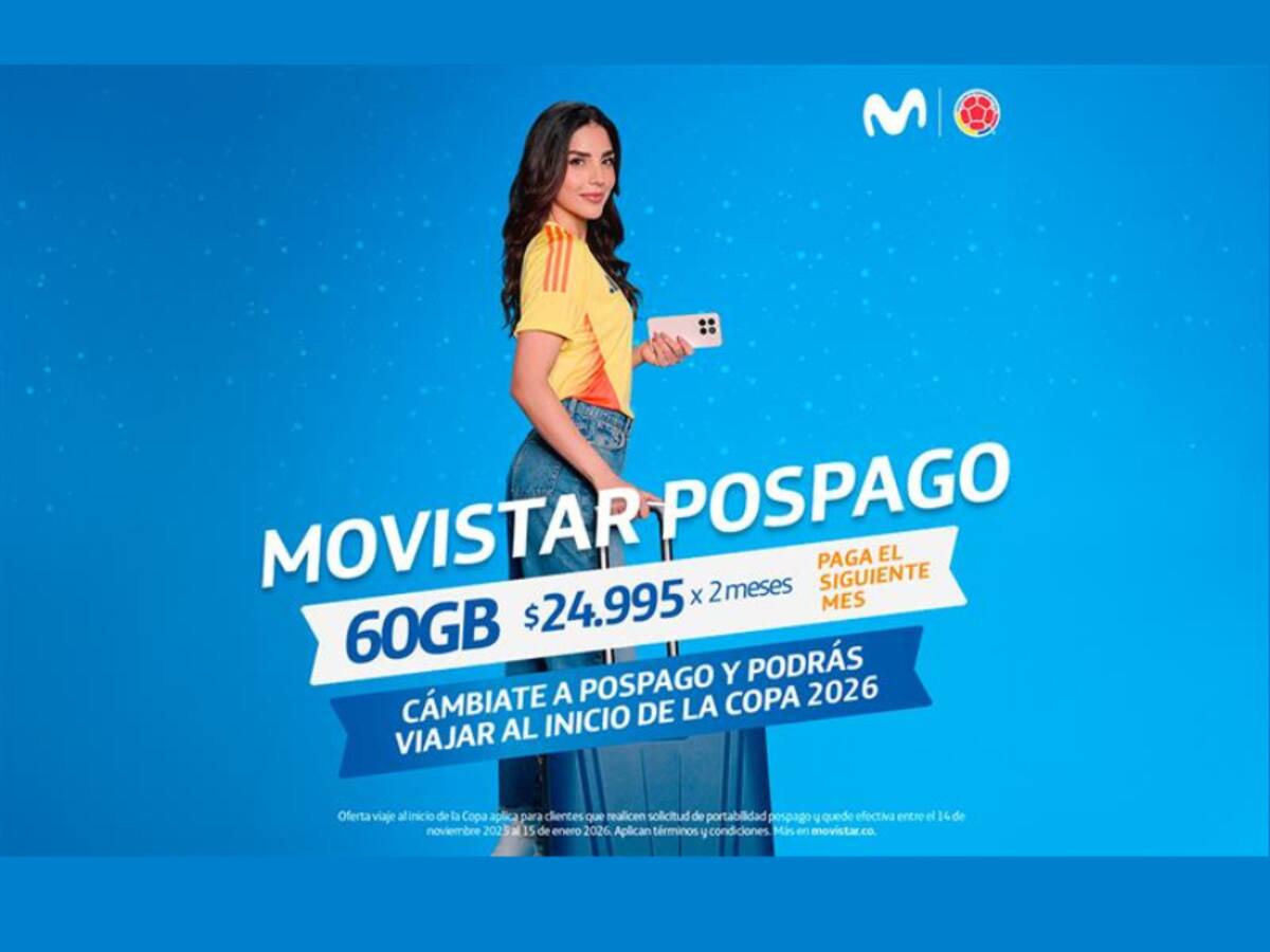 Ahorro inteligente: cámbiese a Movistar Pospago, reciba 50% de descuento y pague el próximo mes
