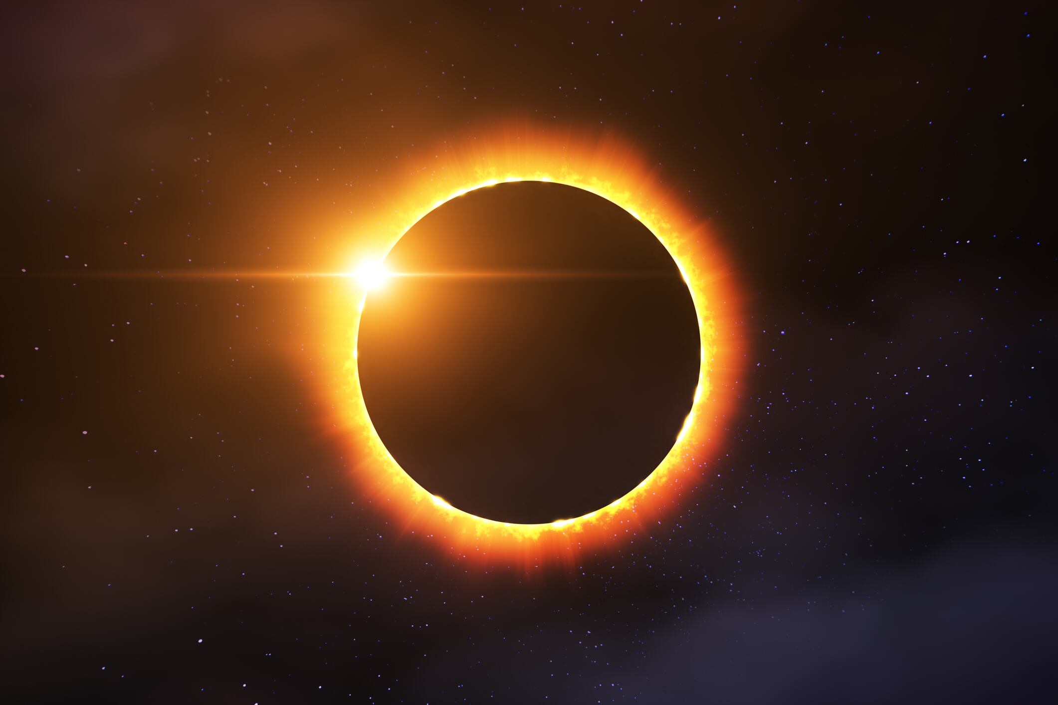 Imagen de referencia de eclipse. Foto: Getty Images.