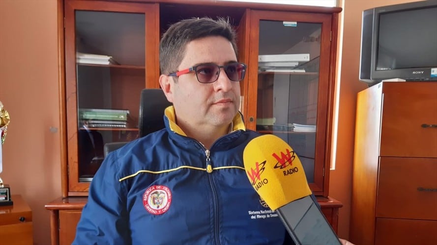 El director de Gestión del Riesgo de Boyacá, Germán Bermúdez, aseguró que se están prestando los apoyos de suministro de agua potable en carrotanques. Foto: W