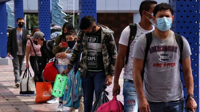 Casos de COVID-19 en Colombia. Foto: Colprensa