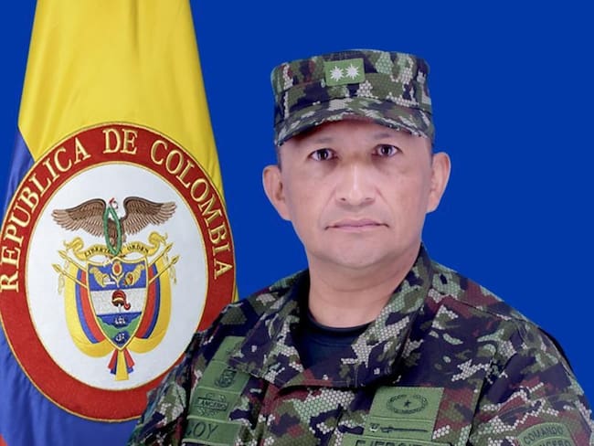 General Fredy Coy, jefe de operaciones del Ejército Nacional.