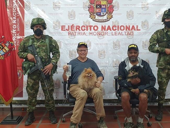 Daniel Max Guggenehim y José Iván Albuquerque García . Foto: Ejército Nacional