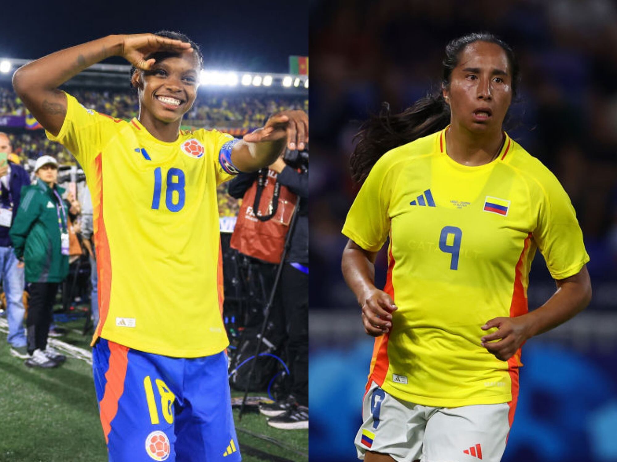 Linda Caicedo y Mayra Ramírez. Foto: Getty Images.