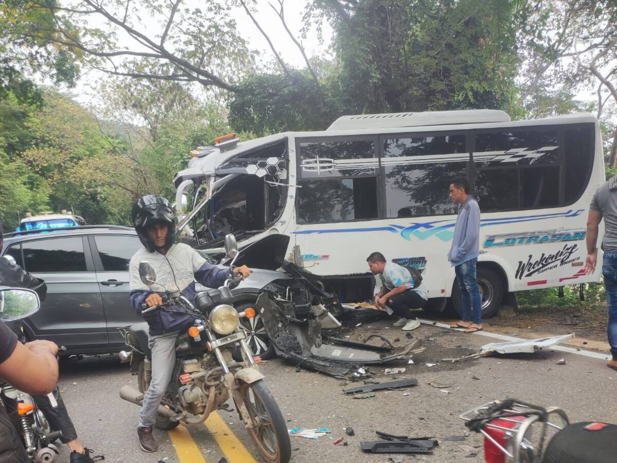 Accidente de tránsito en la vía Cúcuta - Sardinata deja seis personas heridas