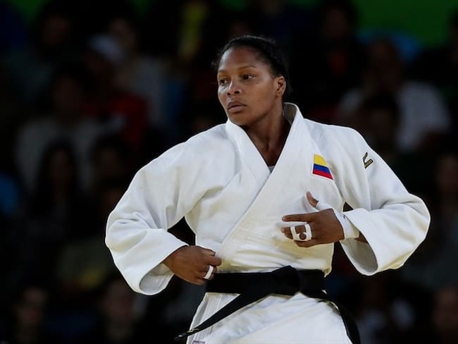 La judoca colombiana Yuri Alvear. Foto: Colprensa