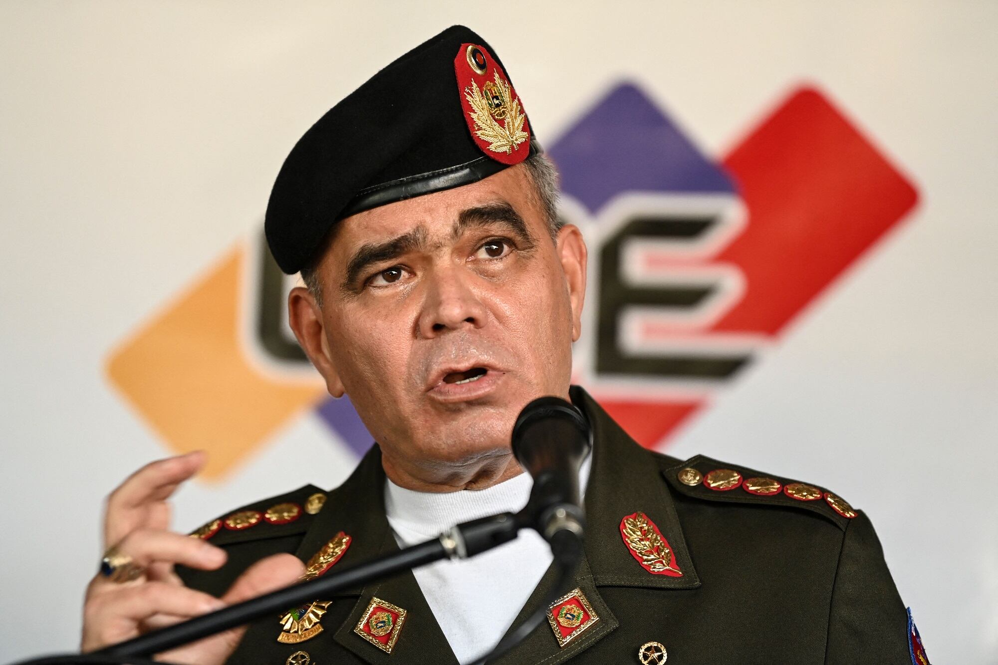 Vladimir Padrino. (Photo by Yuri CORTEZ / AFP) (Photo by YURI CORTEZ/AFP via Getty Images)