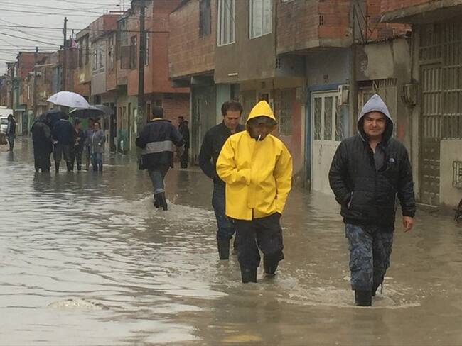 Inundaciones en Bogotá. Foto: Fabián Romero - W Radio