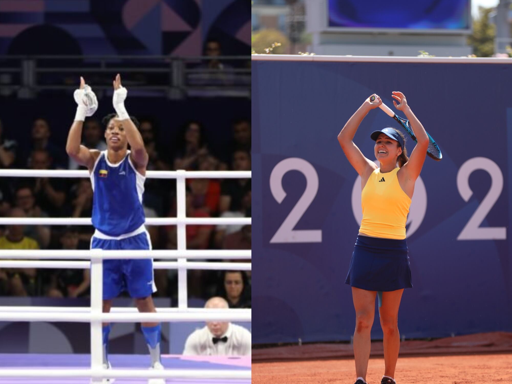 Angie Valdés y María Camila Osorio. Fotos: Comité Olímpico Colombiano