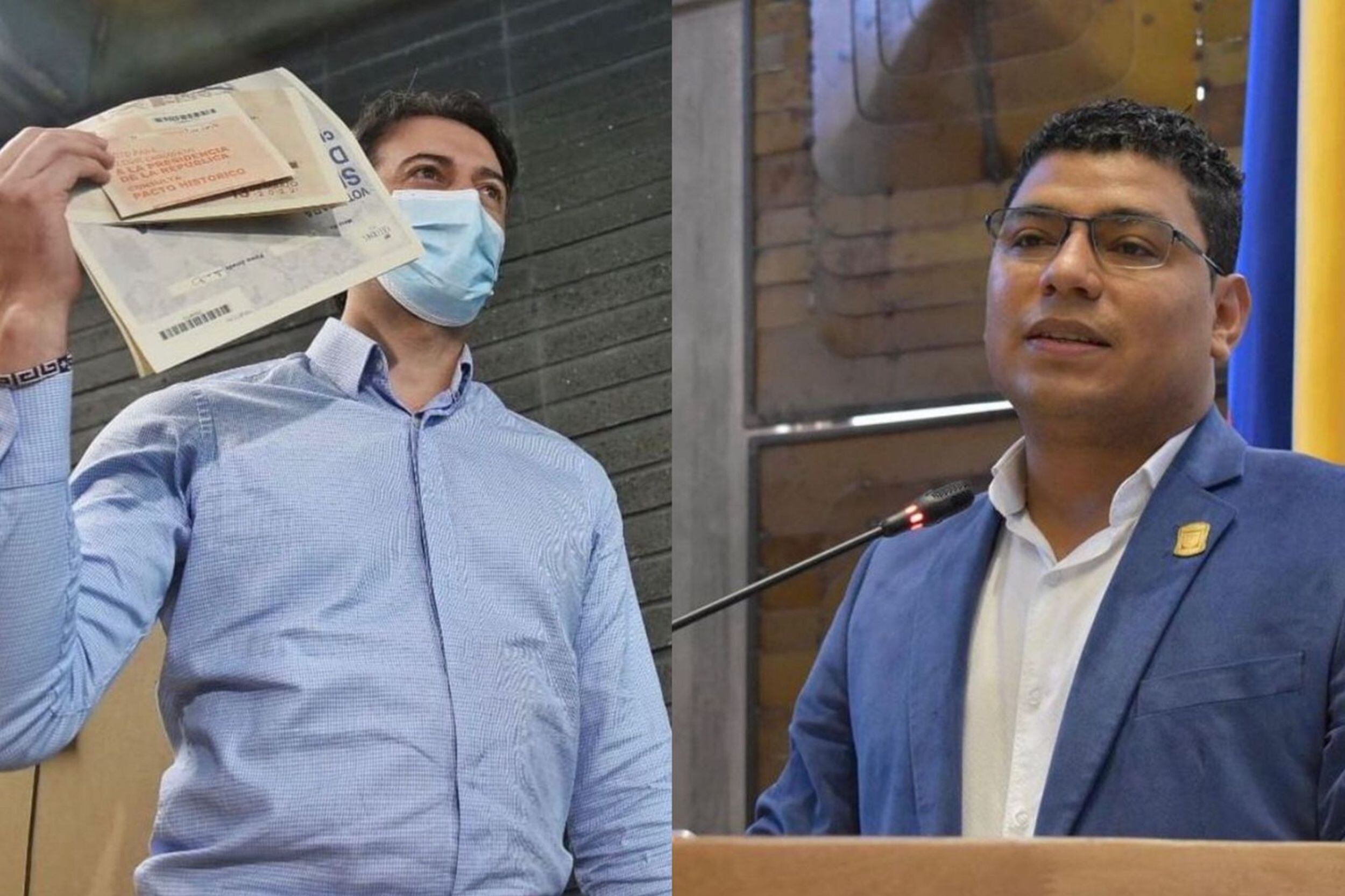 Diputado Peláez dice que presentará más pruebas contra Quintero. Fotos tomadas de @quinterocalle y @luispelaizj