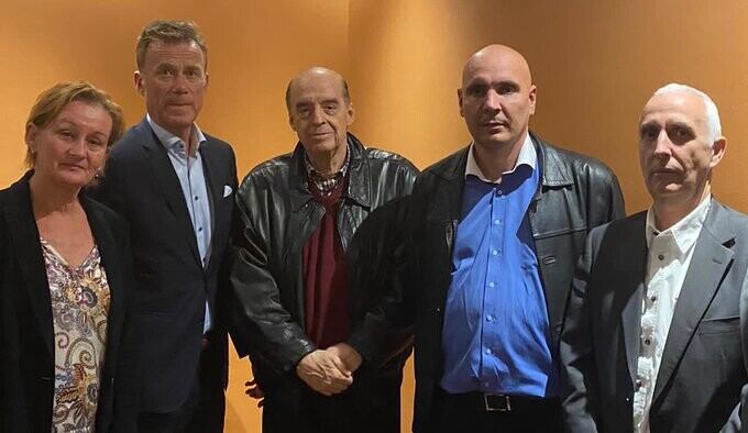 Álvaro Leyva se reunió con cuerpo diplomático. Foto: Colprensa.