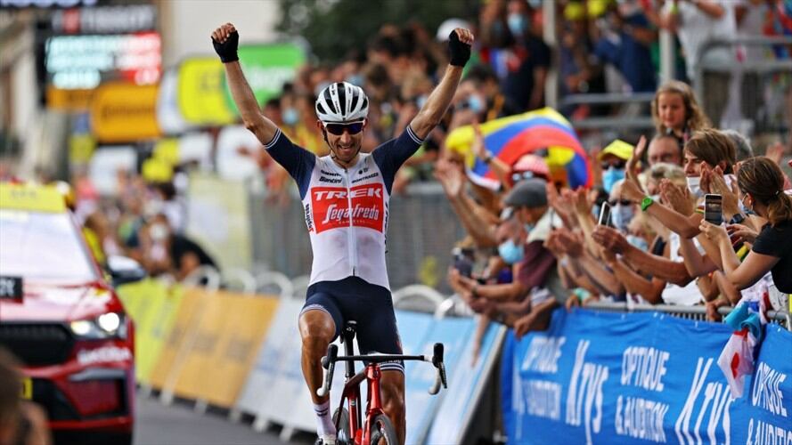 Bauke Mollema ganador de la 14 etapa del Tour de Francia 2021. Foto: Getty Images