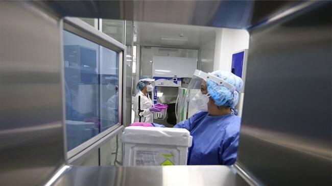 La administración municipal fue cerrada para realizar la correspondiente desinfección. . Foto: Gobernación de Boyacá