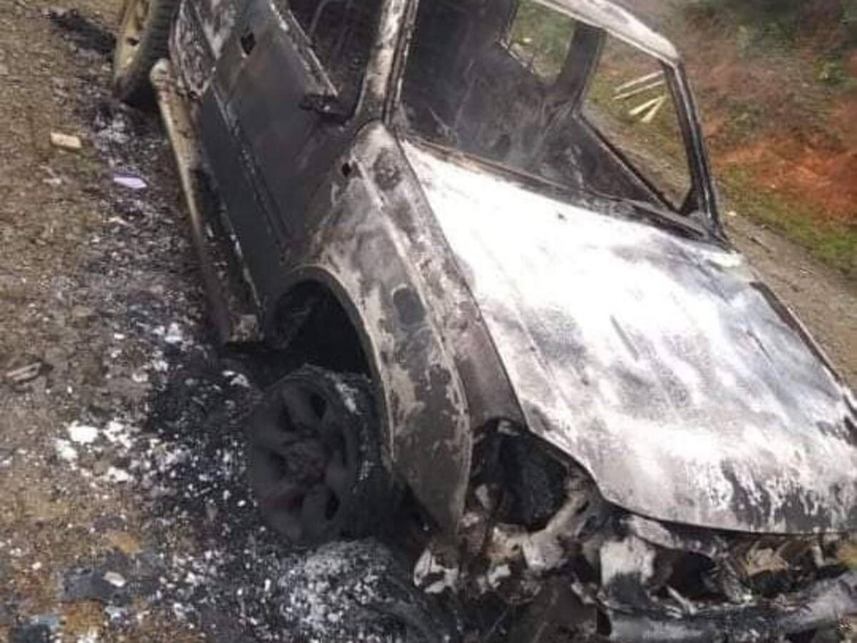 Continúa la violencia en el Cauca, el ELN incineró otro vehículo