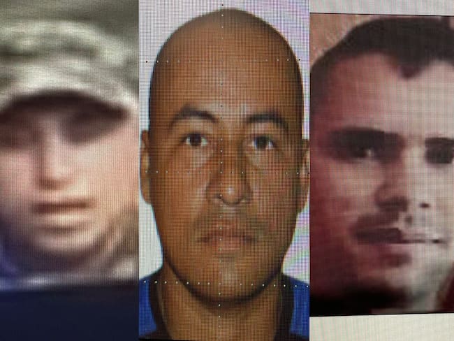 Estos son los cabecillas que son objetivo de alto valor de las Fuerzas Militares en el sur de Bolívar. Collage.