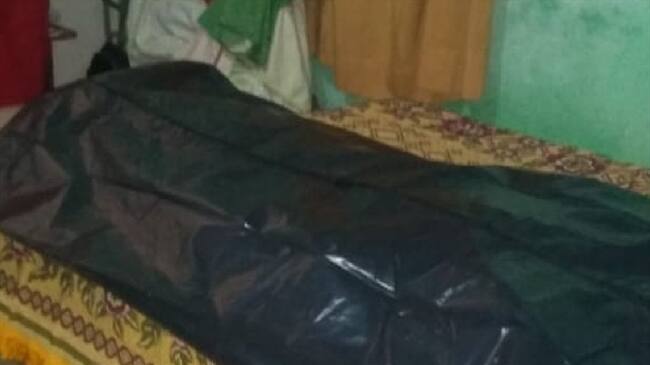 Cadáver casa . Foto:Suministrada.