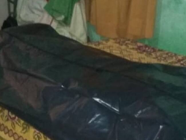 Cadáver casa . Foto:Suministrada.