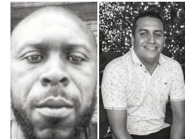 Las víctimas fueron identificadas como el líder social Edinson Murillo y su escolta Yeifer Medina Chivata. Crédito: Red de Apoyo Cauca.