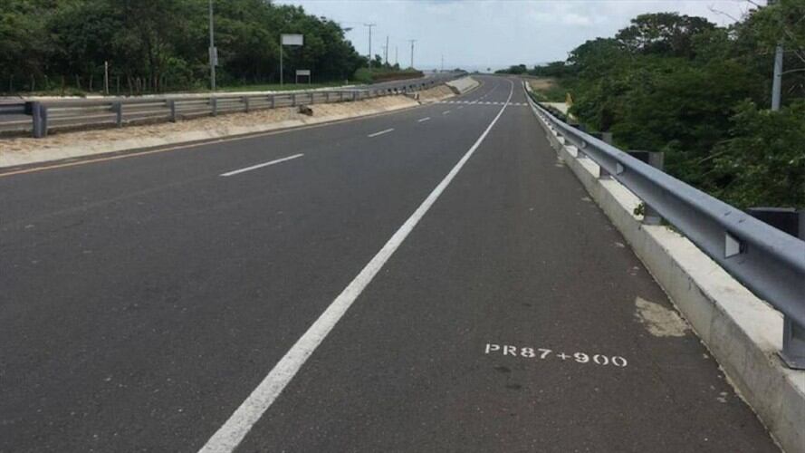 Vía del Mar entre la ciudad de Cartagena y Barranquilla. Foto: Colprensa