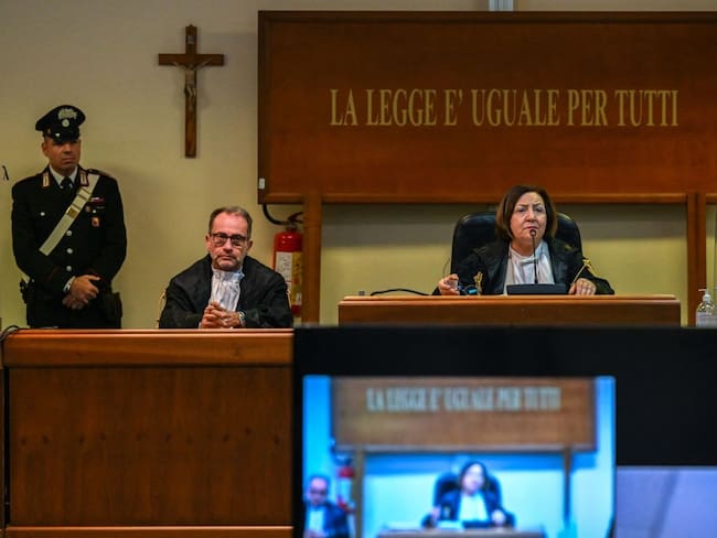 Italian judge Maria Carmela Giannazzo ( (Photo by Miguel MEDINA / AFP) (Photo by MIGUEL MEDINA/AFP via Getty Images)