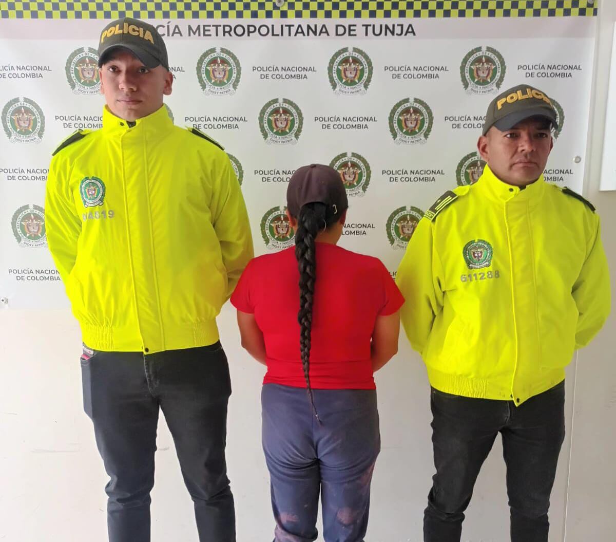 Una mujer, quien se hacía pasar por trabajadora doméstica, se ganaba la confianza de los dueños de las viviendas en Samacá y Cucaita (Boyacá), para luego hurtar sus pertenencias / Foto: Policía Metropolitana de Tunja.