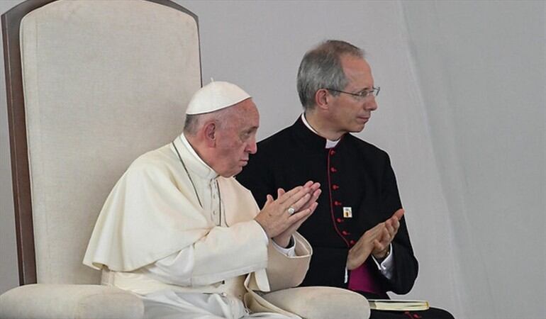 Papa pide verdad, justicia y reconciliación para Colombia en emotiva jornada. Foto: Colprensa