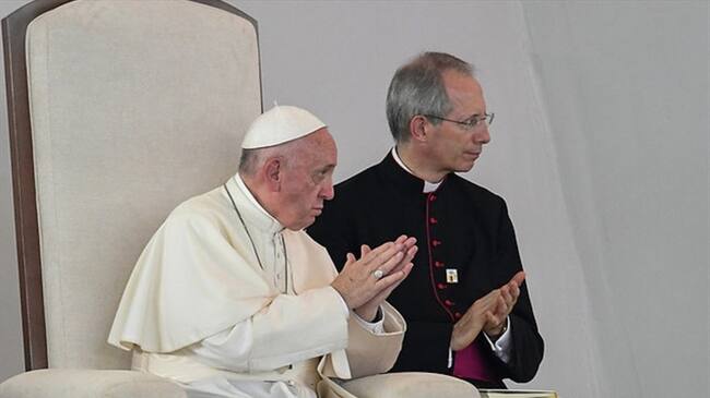 Papa pide verdad, justicia y reconciliación para Colombia en emotiva jornada. Foto: Colprensa