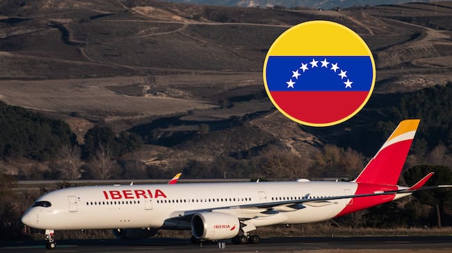 Airbus A350 de Iberia en el Aeropuerto de Madrid-Barajas. FOTO: Marcos del Mazo/LightRocket via Getty Images