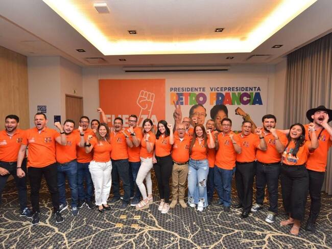 Nuevos miembros de la campaña presidencial de Gustavo Petro en el Magdalena. Foto: Cortesía Fuerza Ciudadana
