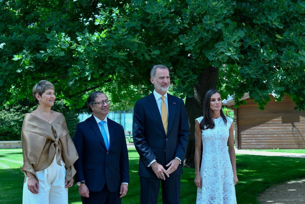 Gustavo Petro se reunió con el rey Felipe VI. Foto: Cortesía.