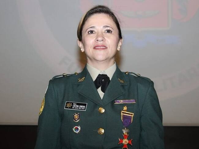 Cristina Lombana ha sido objeto de polémica por haber sido elegida siendo una mayor activa del Ejército Nacional. Foto: Colprensa